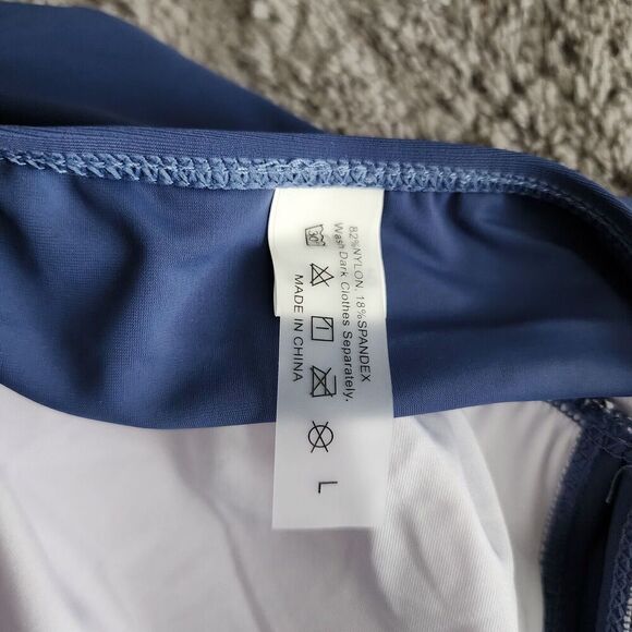 Yonique Halter Tankini Top Swimsuit for Women Tummy Control Bathing Suit Large - Picture 4 of 6